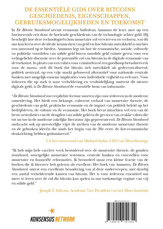 Bitcoin Book - The Bitcoin Standard - Dutch Language