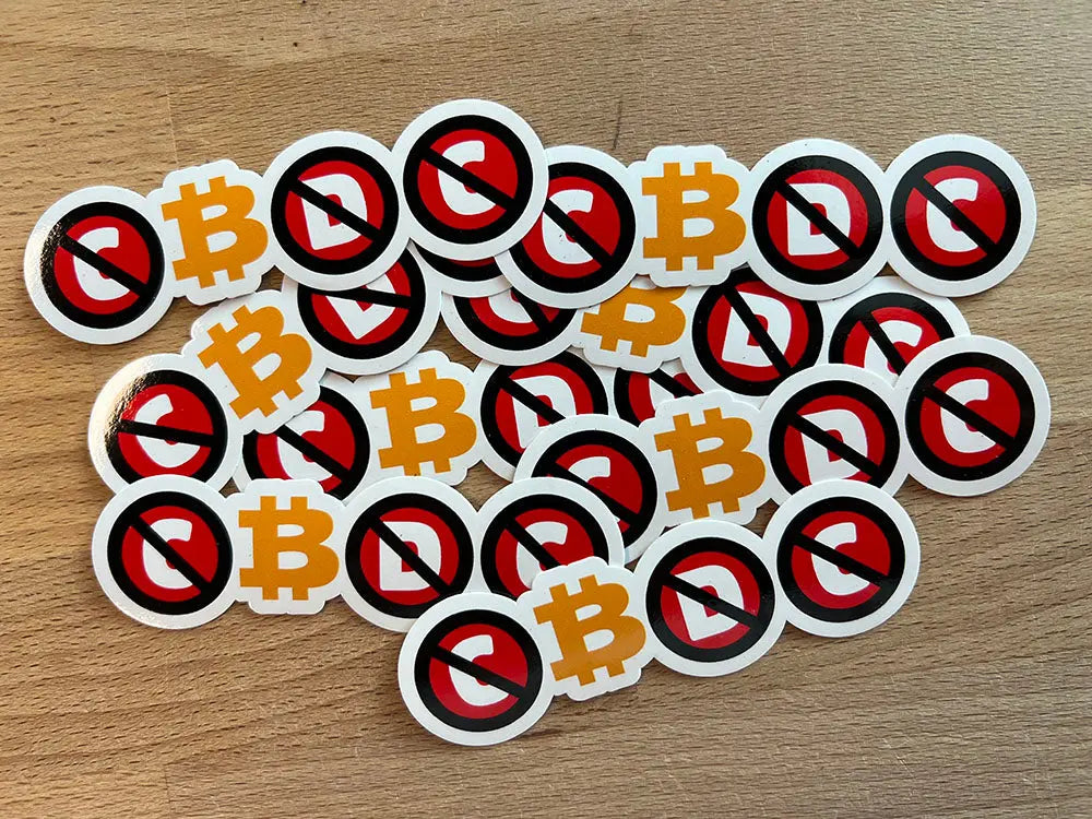 BitPopArt - CBDC Sticker - Bitcoin Sticker Store of Value