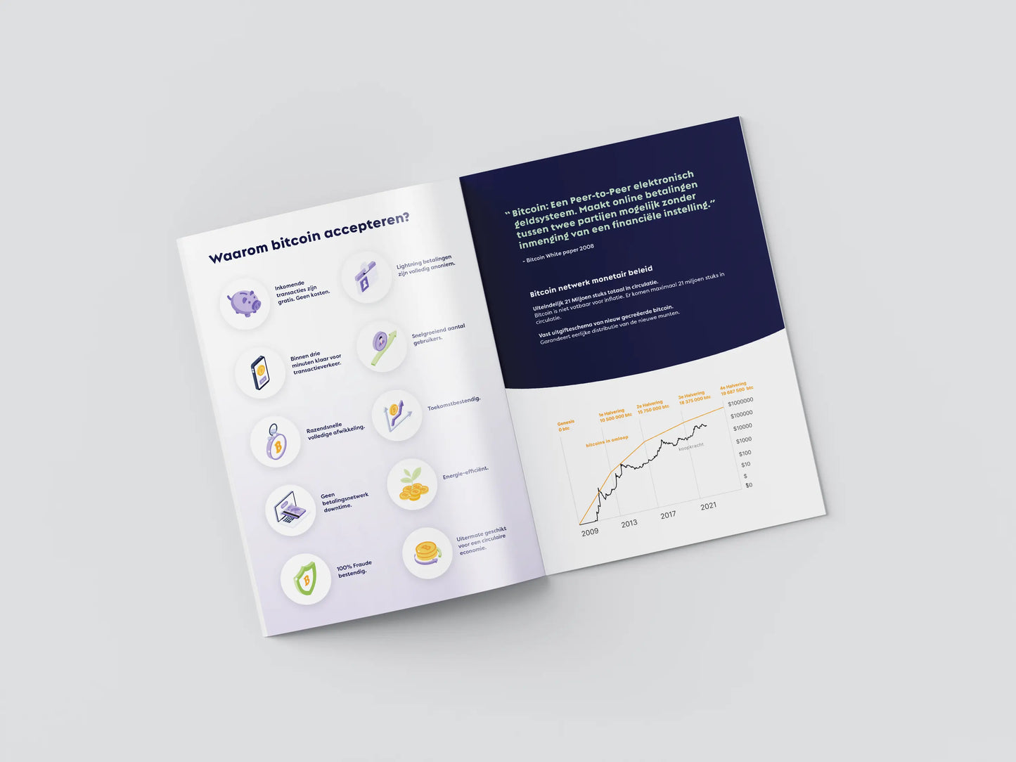 Brochures “Start Accepting Bictoin Payments - Within Three Minutes” - English Store of Value