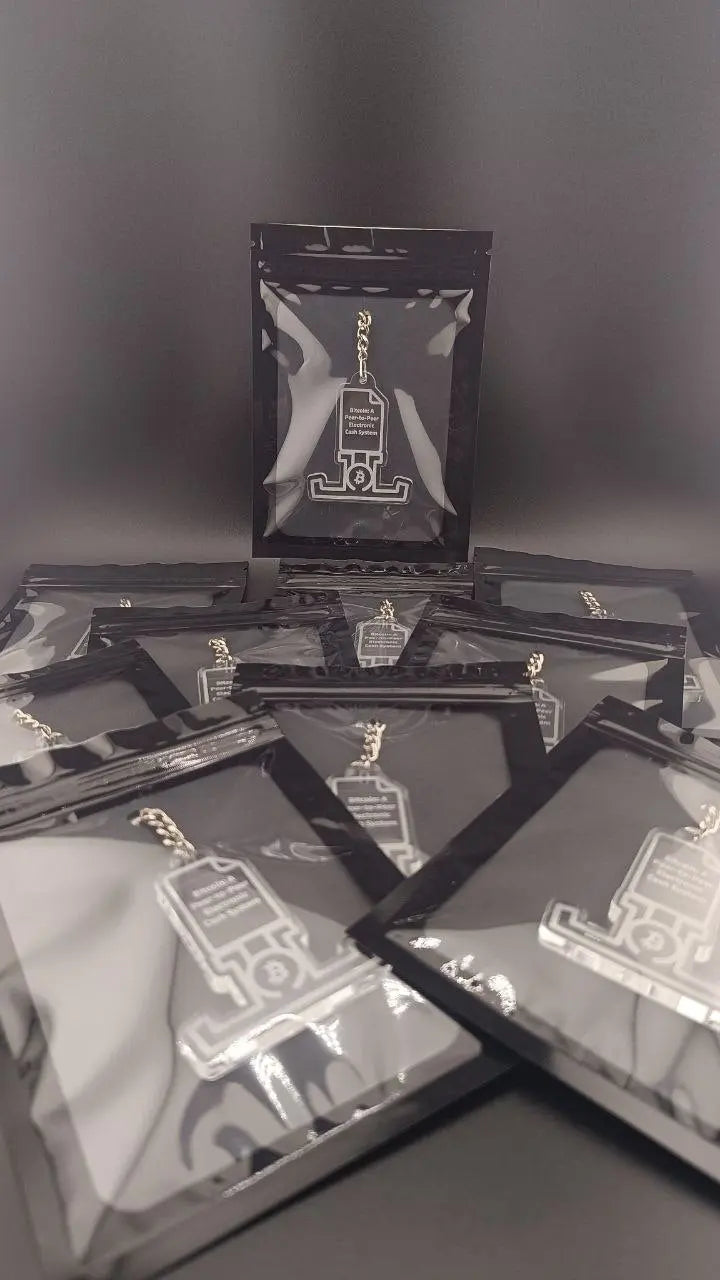 Bitcoin Whitepaper Keychain - By BitPopArt Store of Value