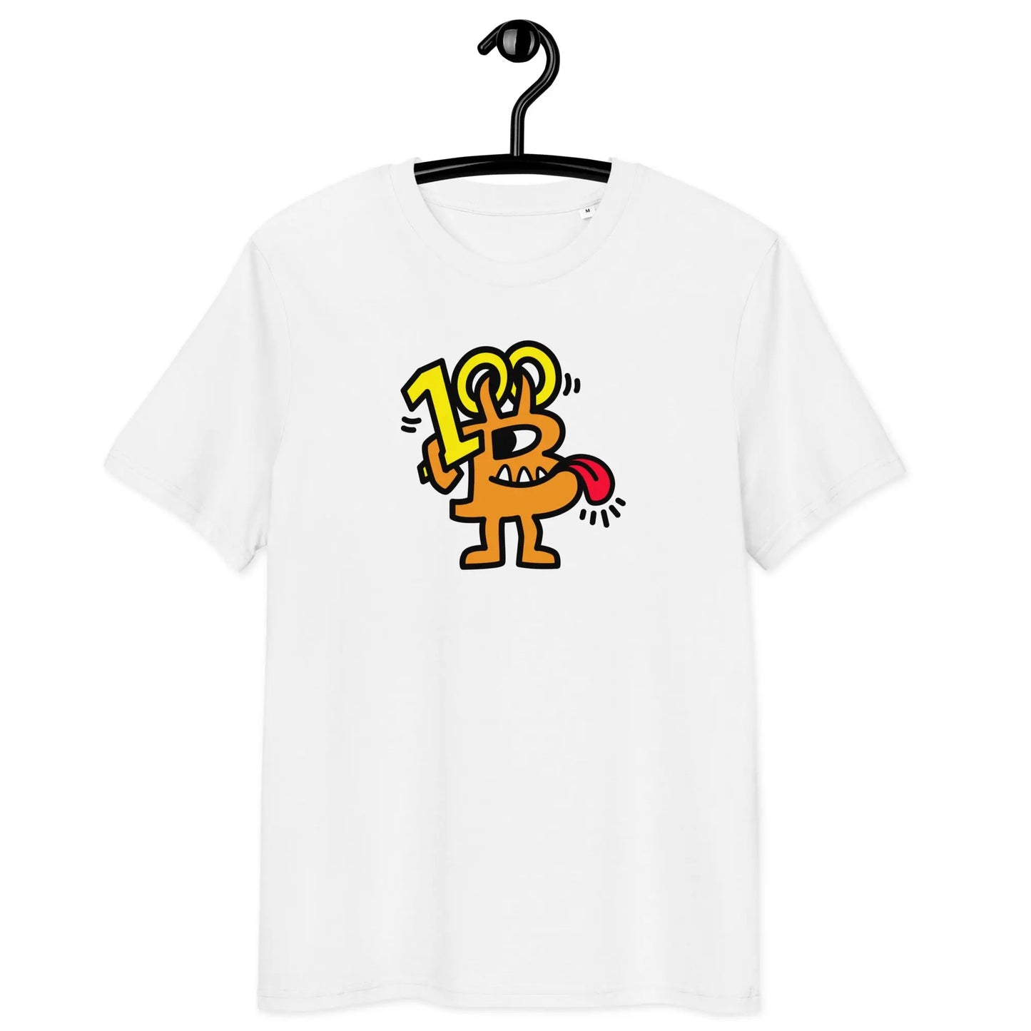 Bitcoin T-Shirt – Bitcoin 100K - on hanger - white