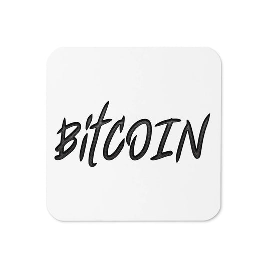Fearless Bitcoin - Cork-back Bitcoin Coaster