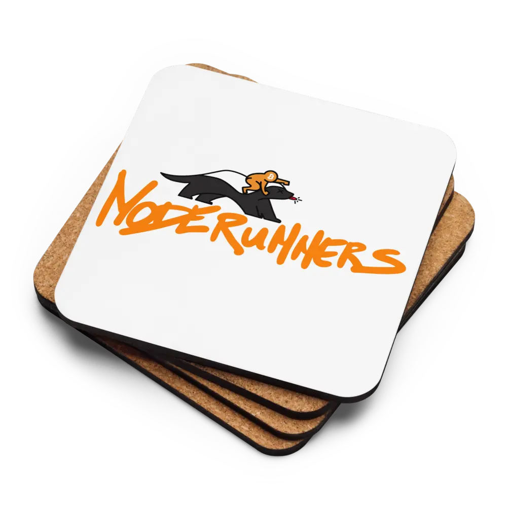 Noderunners - Bitcoin Coaster - By BitPopArt Store of Value