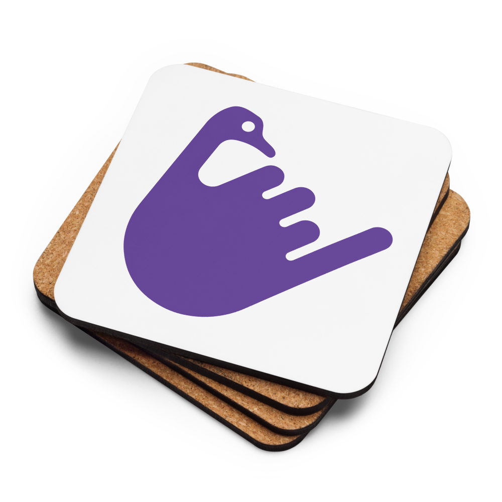 NOSTR Coaster - Hang Loose - By BitPopArt Store of Value