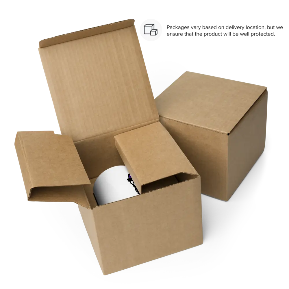 nostr mug - cool ostrich - packaging carton box