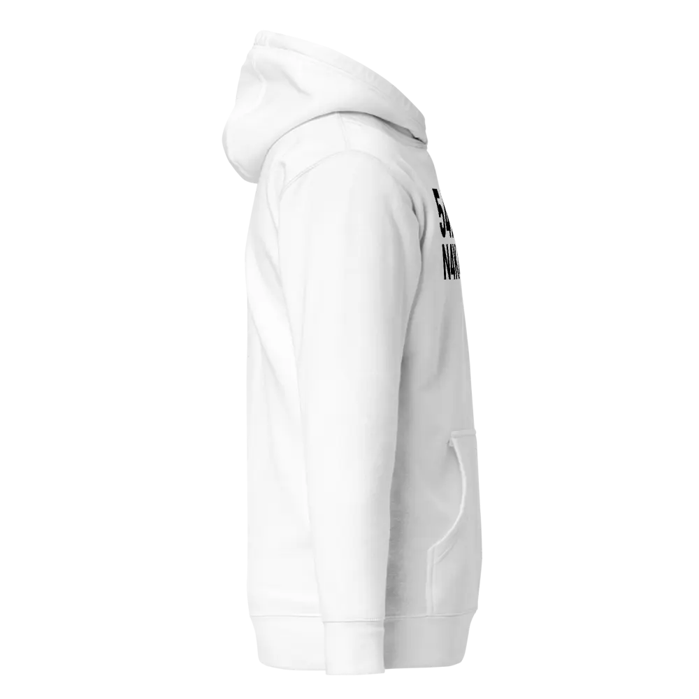 bitcoin hoodie - satoshi nakamoto concept - side view