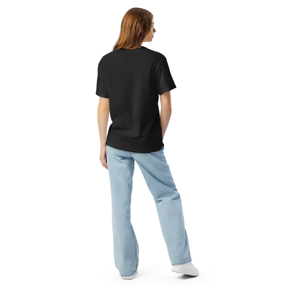 Bitcoin T-Shirt – SATS Symbol - worn on model