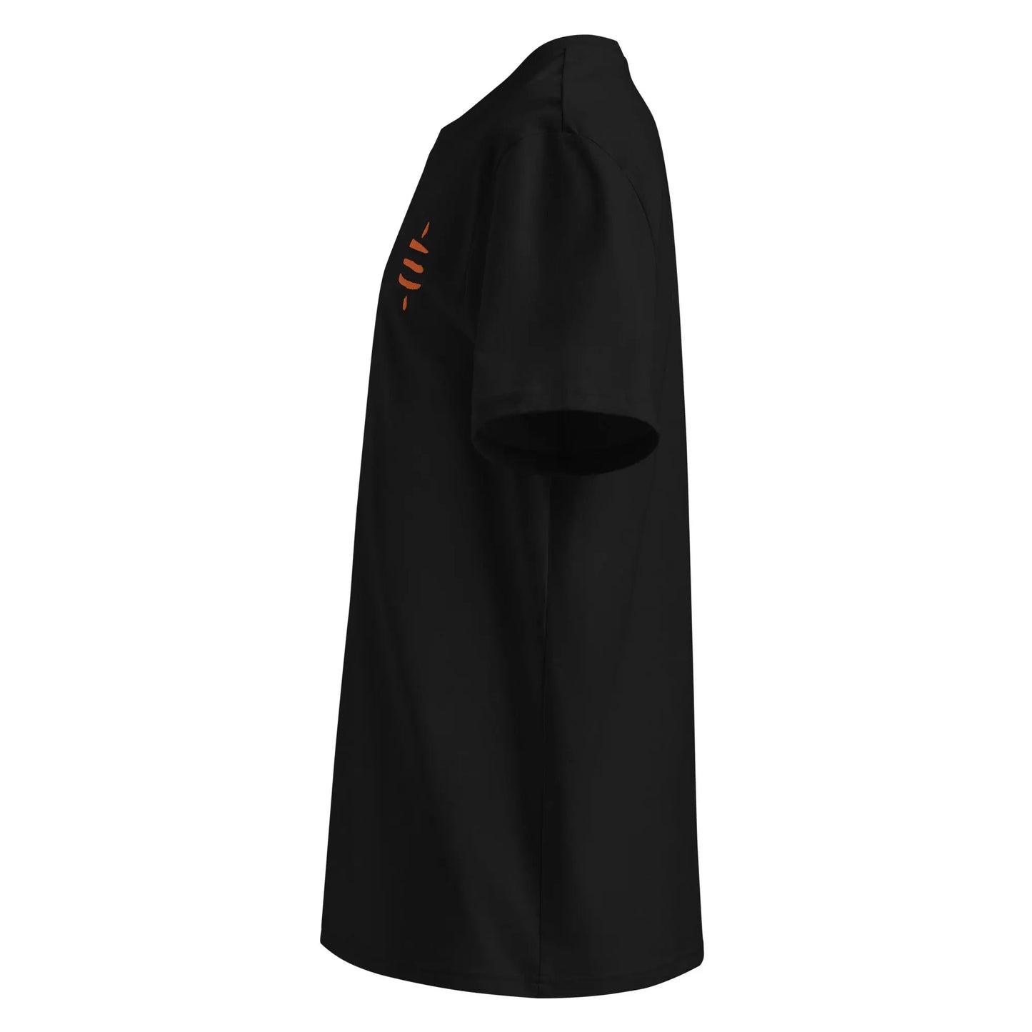 SATS Symbol - Bitcoin T-shirt - Orange Embroidery - Premium - Unisex - Organic Cotton Store of Value