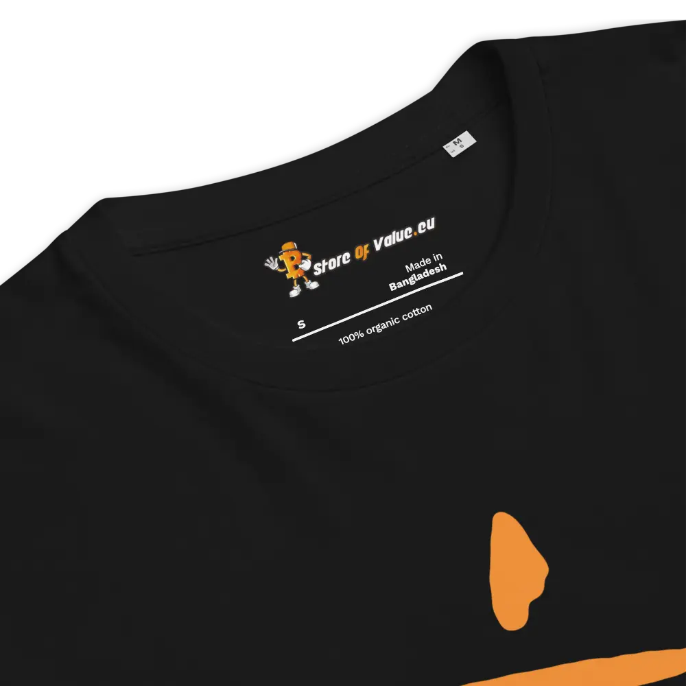 Bitcoin SATS Symbol - Premium Unisex Organic Cotton Bitcoin T-shirt Store of Value