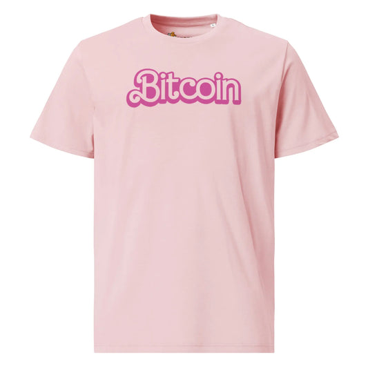 Bitcoin Glamour - Premium Unisex Organic Cotton Bitcoin T-shirt Pink Color
