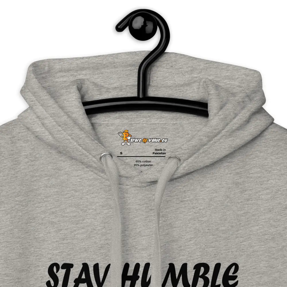Stay Humble Stack Sats - Premium Unisex Bitcoin Hoodie Store of Value