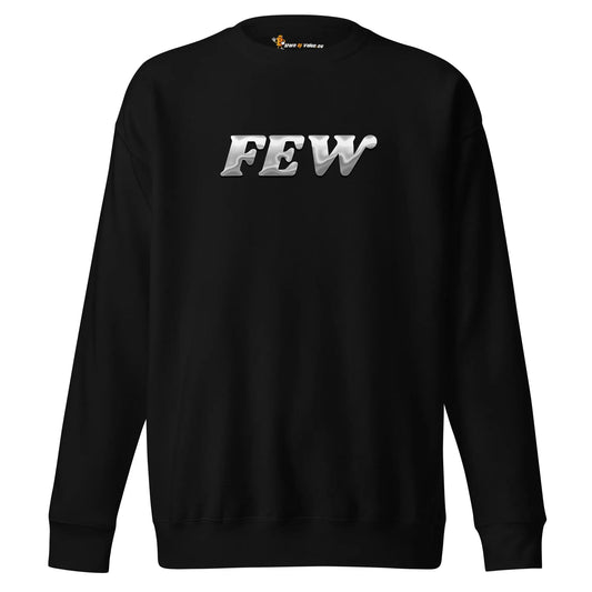 FEW - Premium Unisex Bitcoin Sweatshirt Black Color