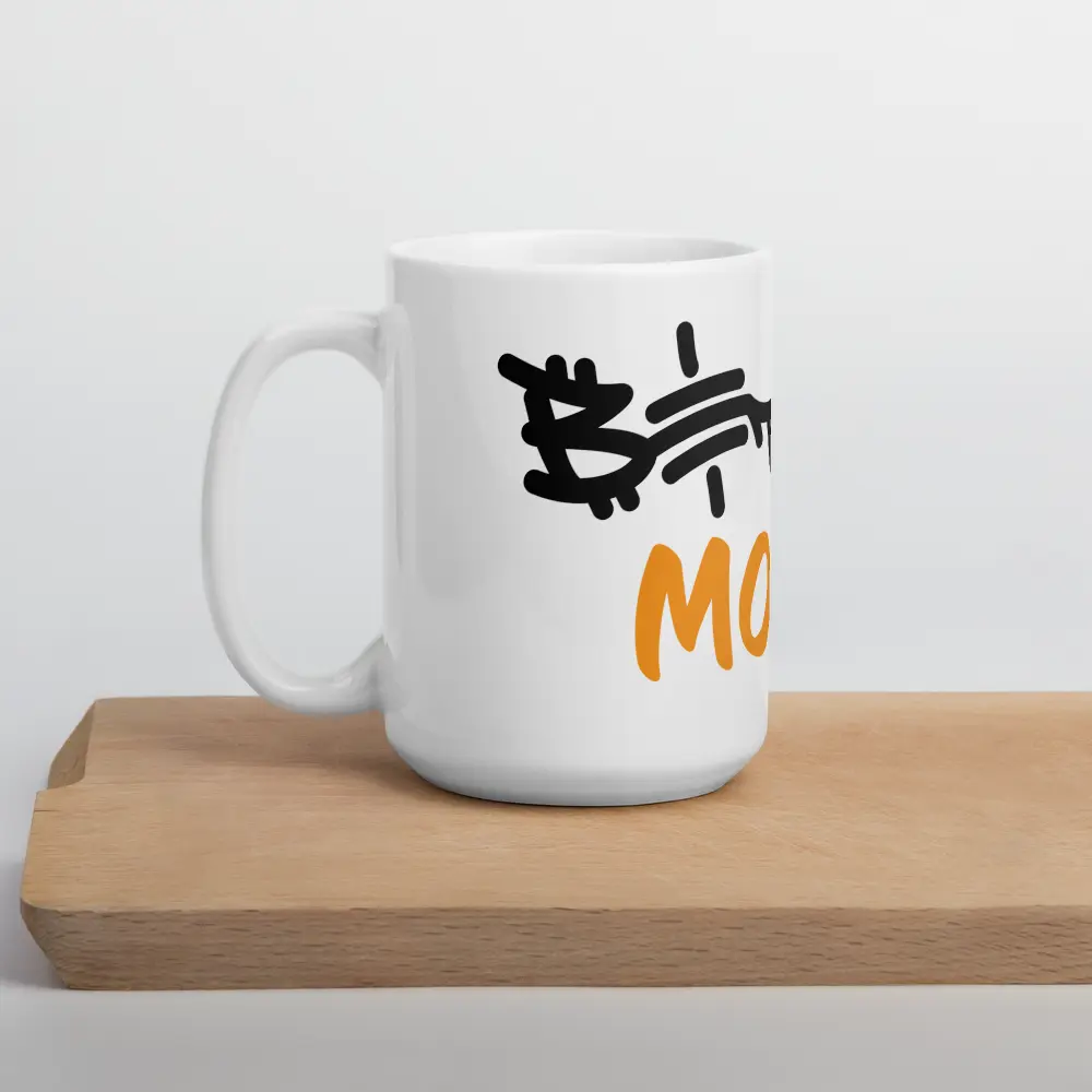 Better Money - Bitcoin Mug - By BitPopArt Store of Value