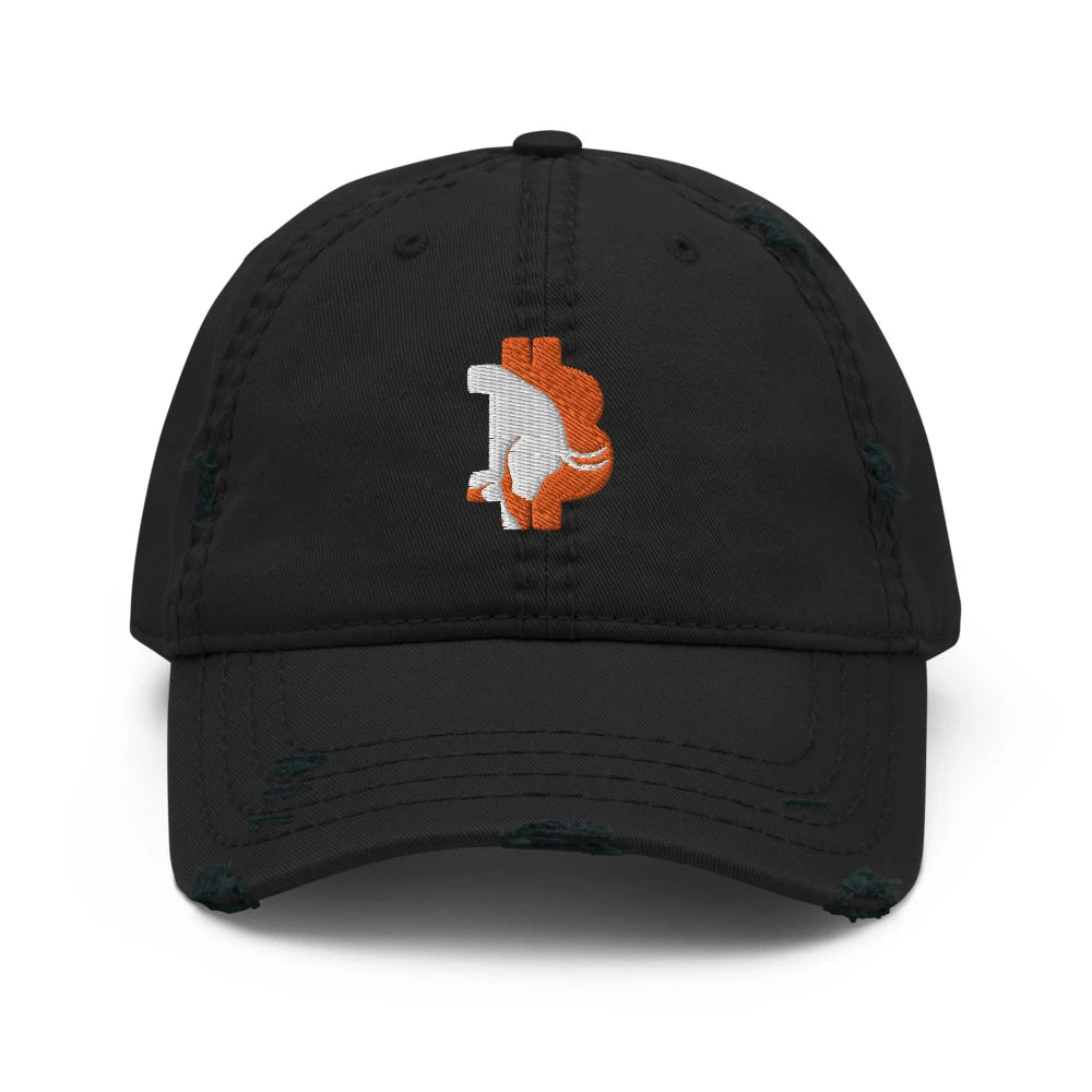 Distressed Bitcoin Dad Hat - Store of Value