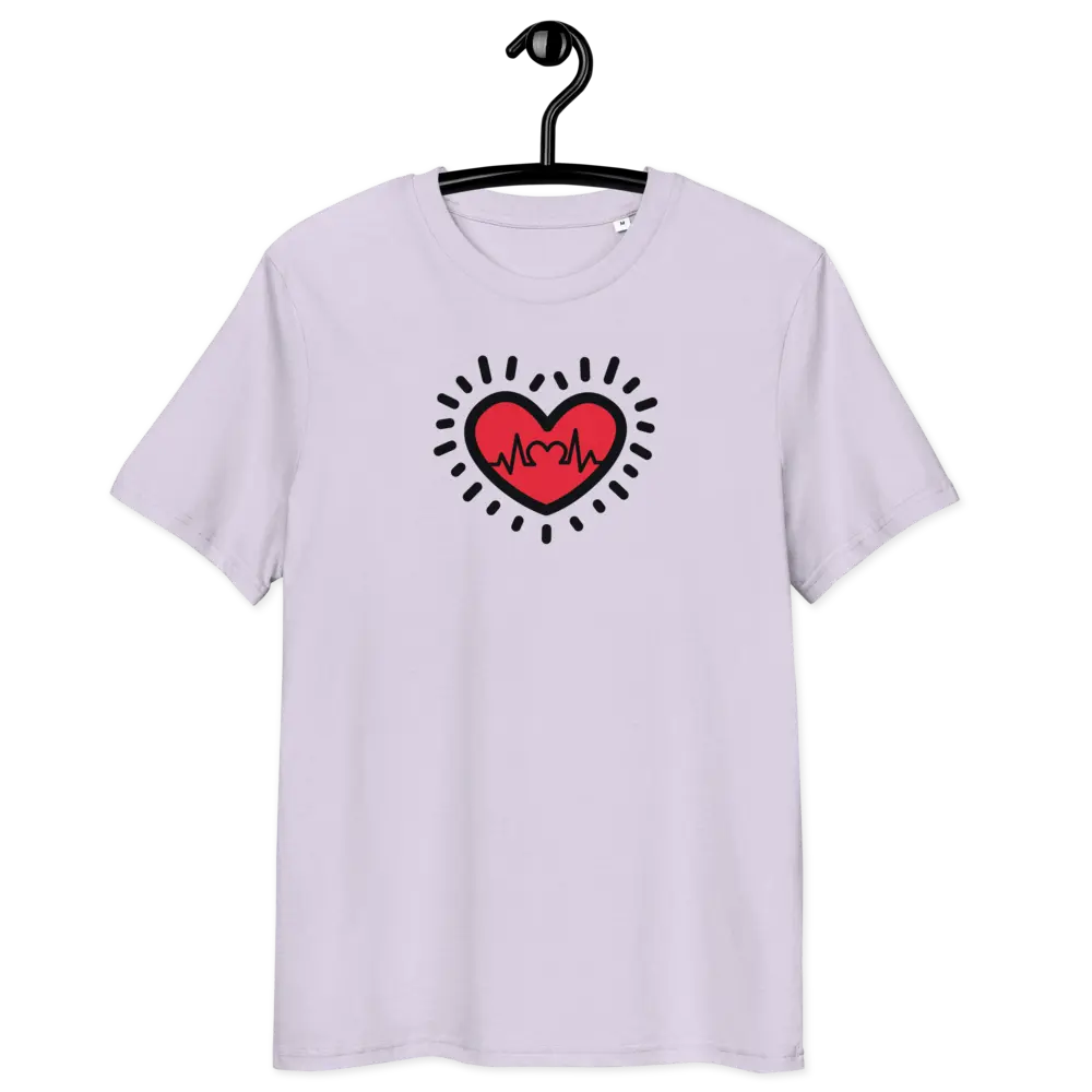 Pop art t-shirts inspired by love and heartfelt expression