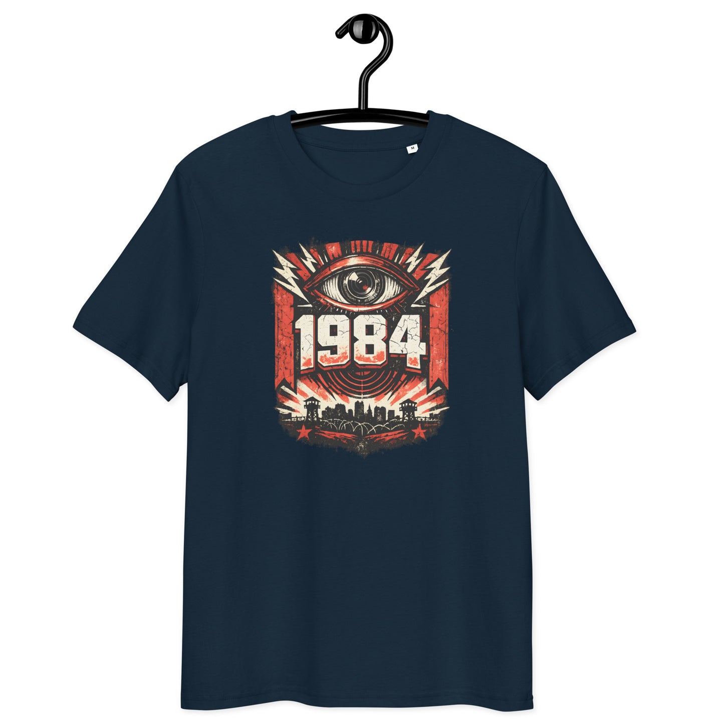 T-Shirt – 1984 George Orwell — on hanger — blue