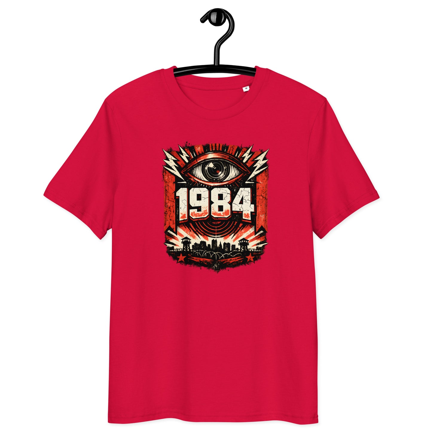 T-Shirt – 1984 George Orwell — on hanger — red
