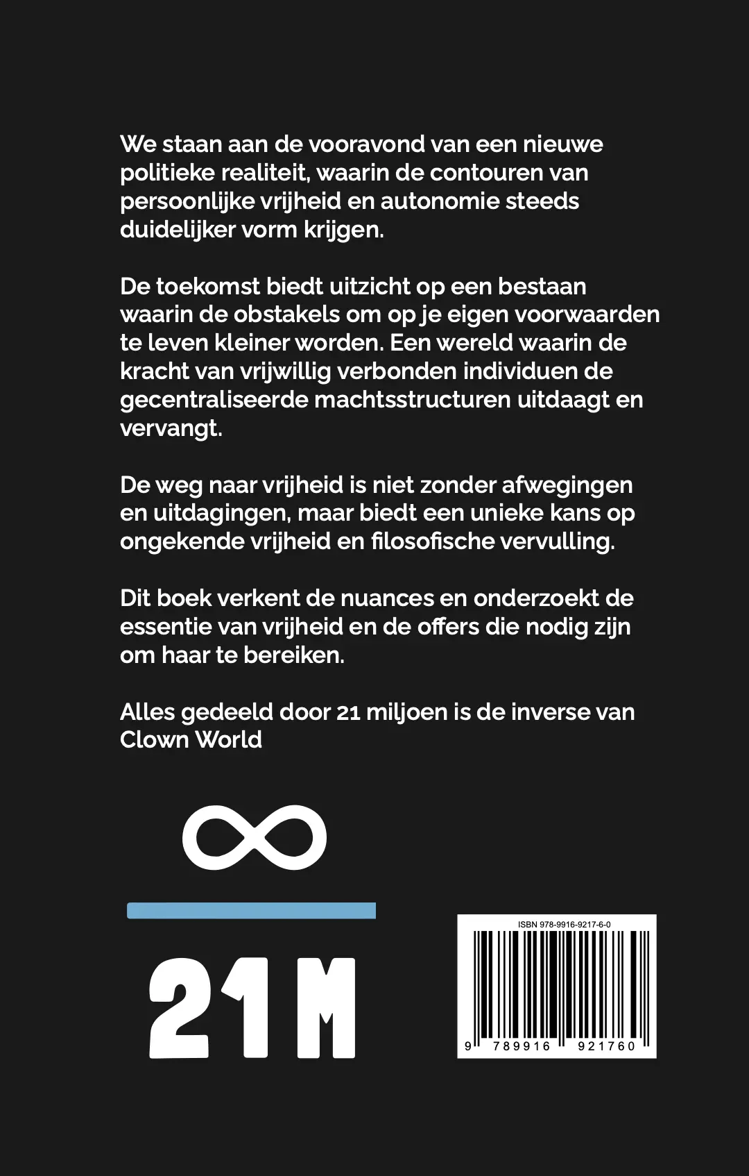 Bitcoin Boek - Bitcoin: de inverse van clown world - Nederlandstalig Store of Value