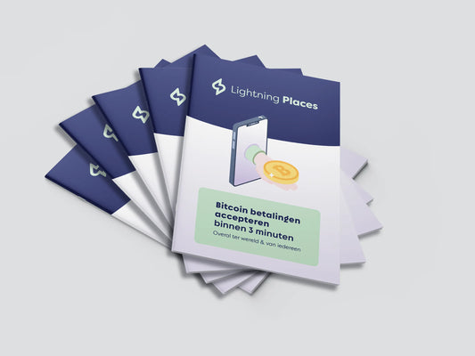 Brochures “Start Accepting Bictoin Payments - Within Three Minutes” - English Store of Value