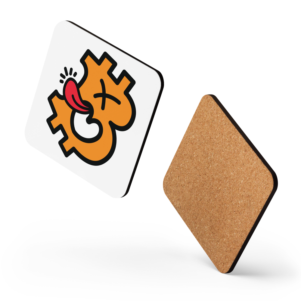 B – Fryslân Boppe! Bitcoin coaster by BitPopArt floating layout