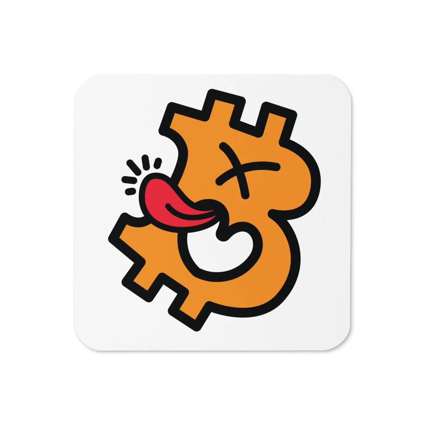 B – Fryslân Boppe! Bitcoin coaster by BitPopArt front view