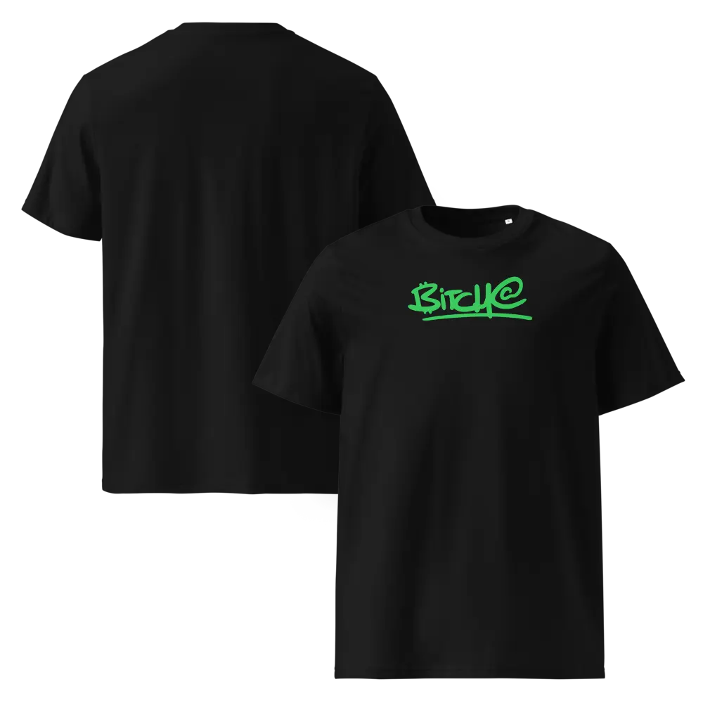 Bit(ch)AT T-Shirt – By BitPopArt | Store of Value - back and front view