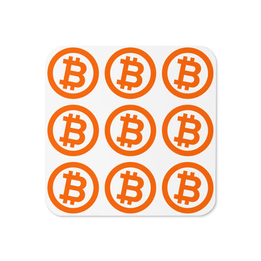 Top view Bitcoin Circle Bitcoin coaster by Store of Value