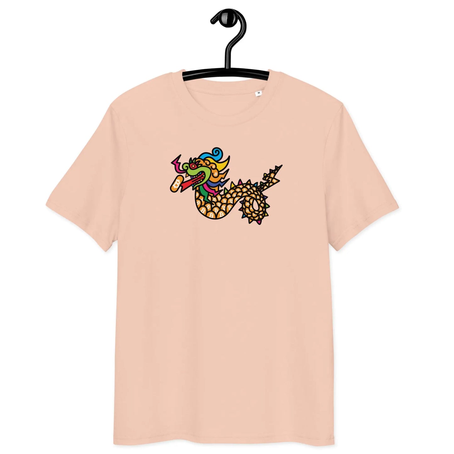 Bitcoin T-Shirt – Bitcoin Dragon - on hanger