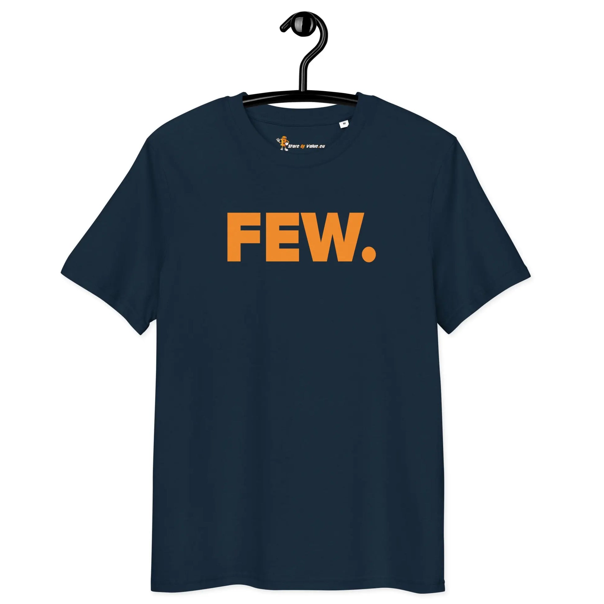 Bitcoin T-Shirt – Few - on hanger - navy blue