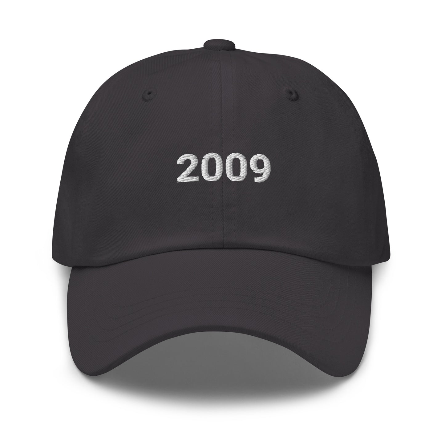 bitcoin hat - 2009 - front view - grey