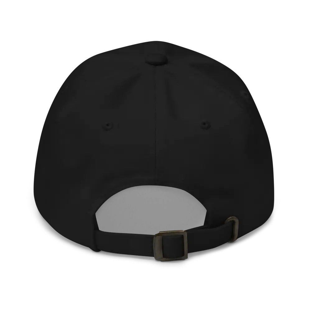 bitcoin hat - bitcoin bull - adjustable closure detail - black