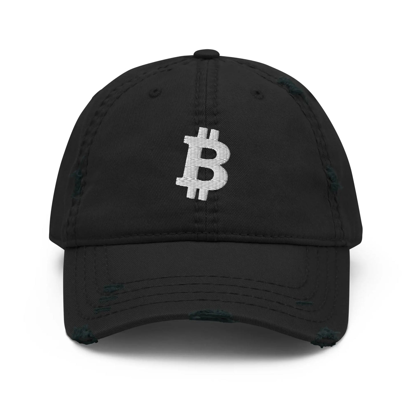 bitcoin hat - bitcoin symbol - front view 