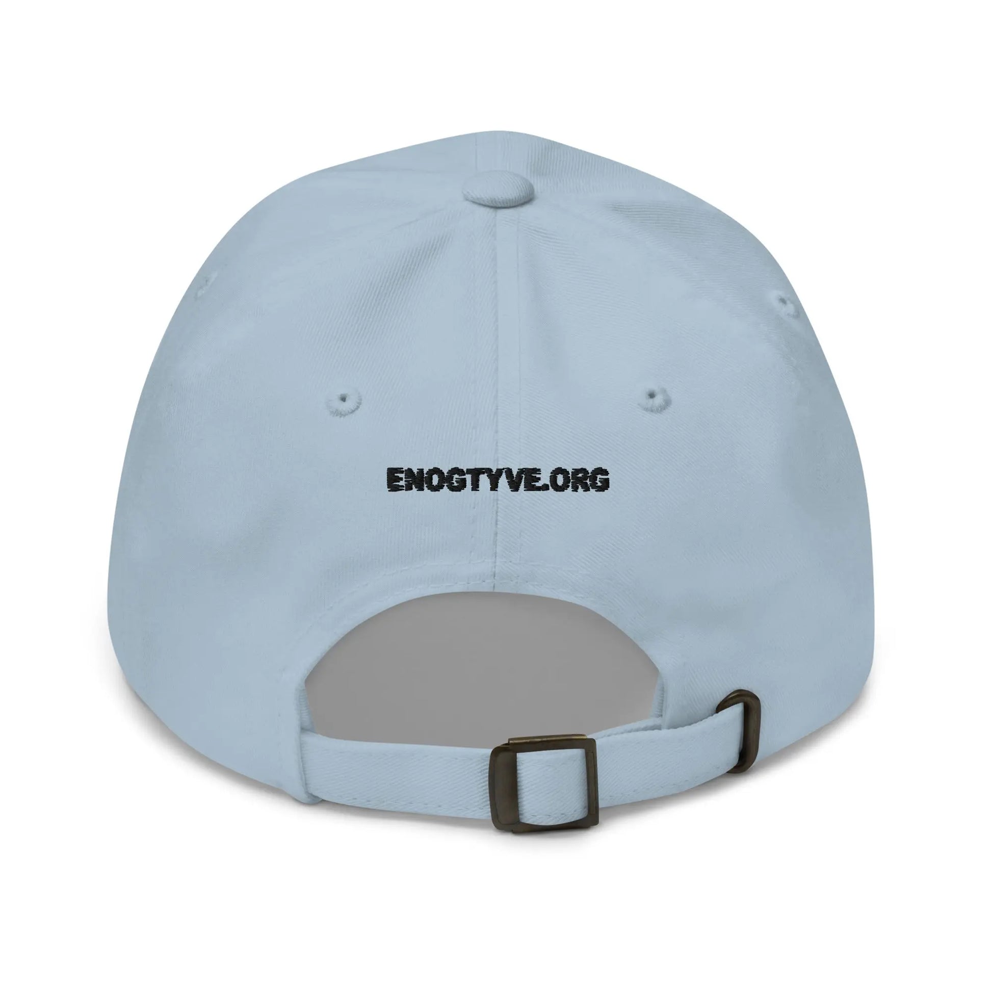 bitcoin hat - danish bitcoin flag - back view - blue