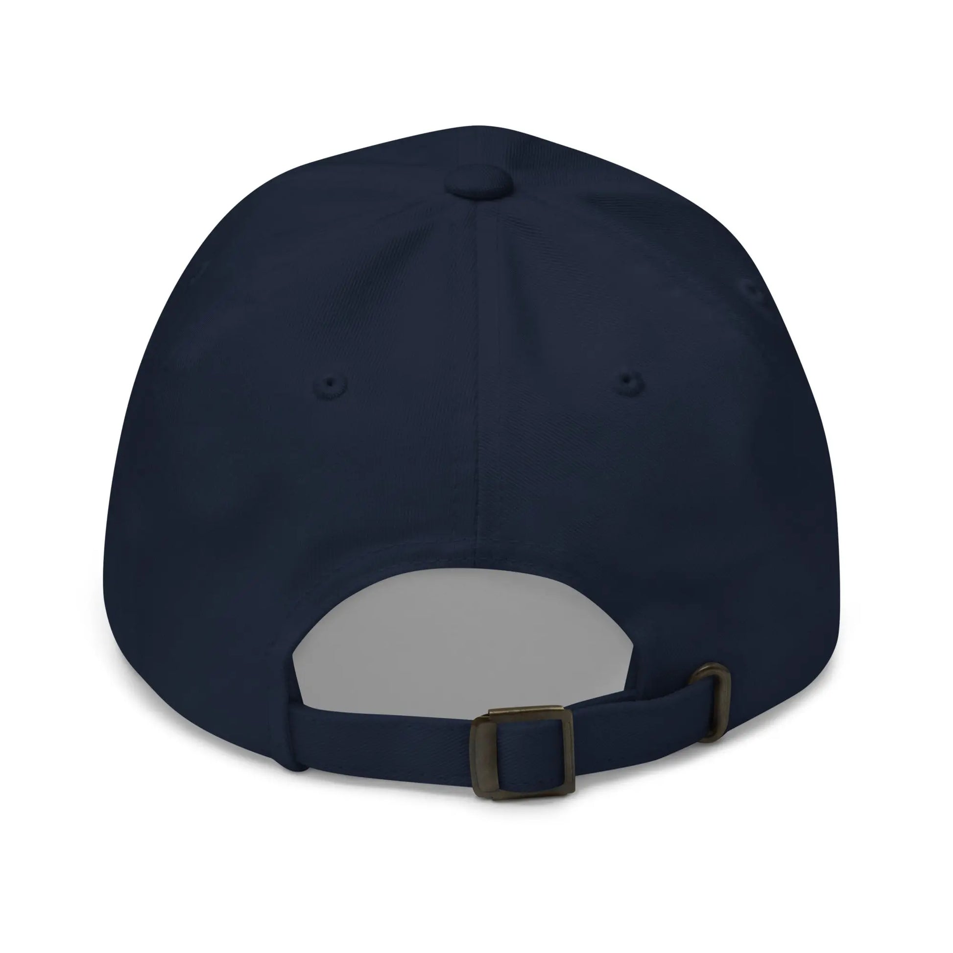 bitcoin hat - danish flag bitcoin - back view - navy