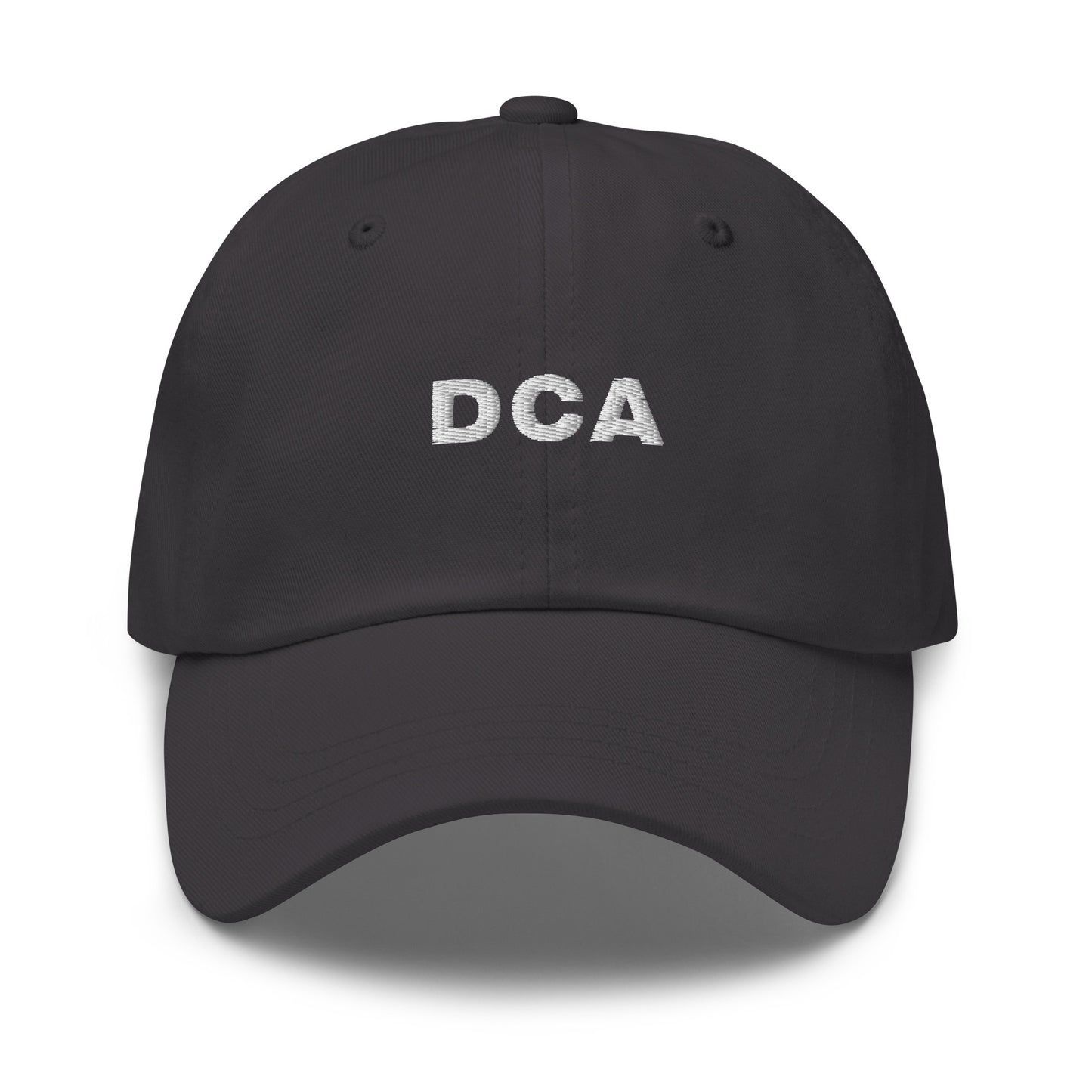 bitcoin hat - dca - front view - grey
