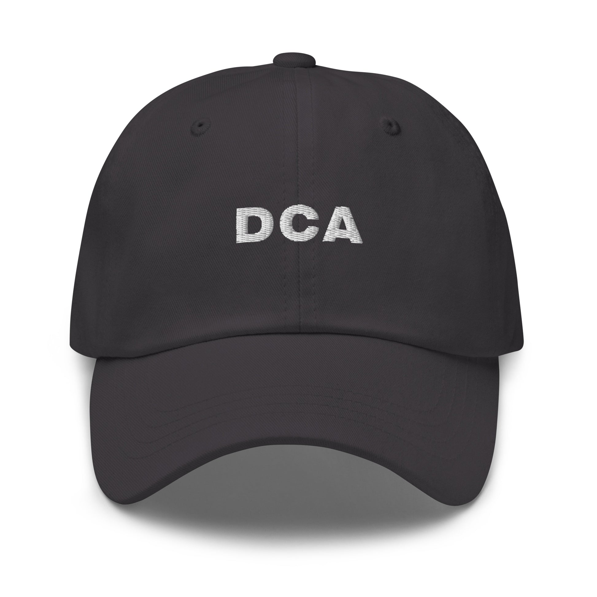 bitcoin hat - dca - front view - grey
