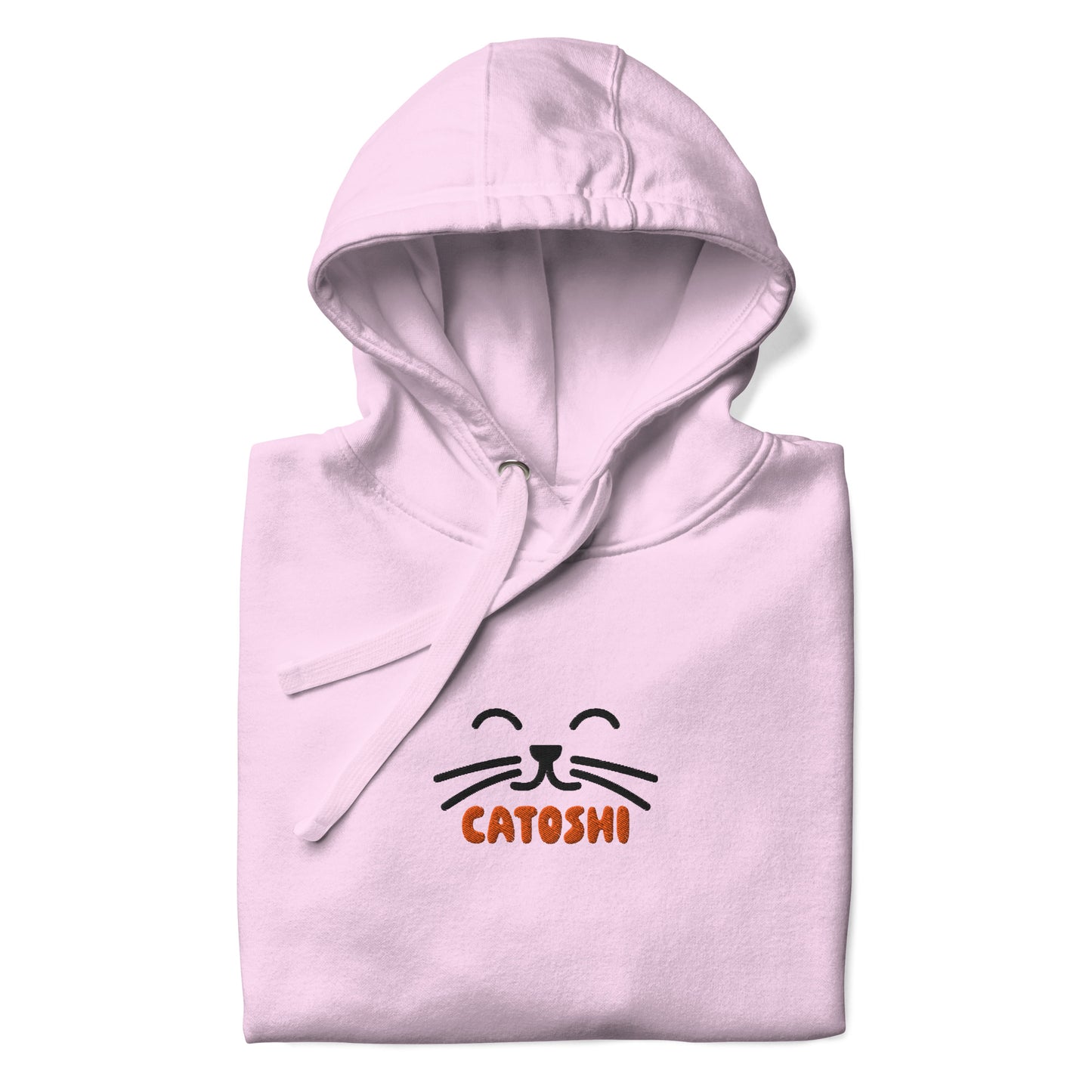 bitcoin hoodie - catoshi - front view - lavender