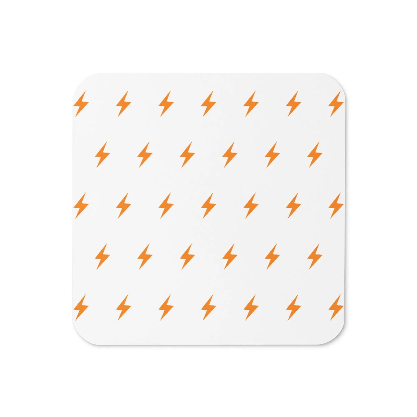Bitcoin Lightning Symbols Bitcoin coaster front view
