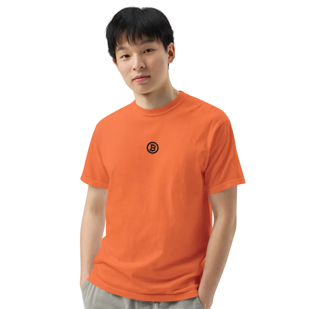 Bitcoin T-Shirt – Bitcoin Logo | Store of Value — worn on model