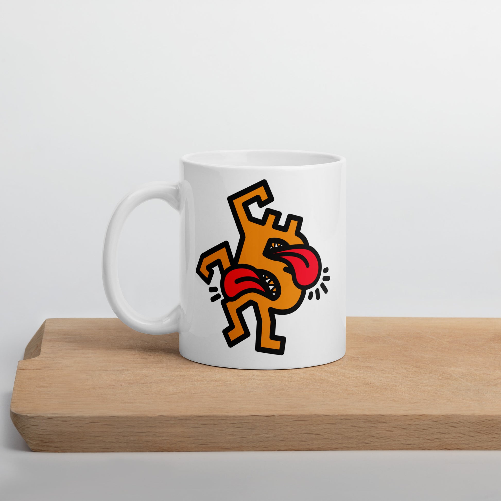 bitcoin mug - b crazy design - lifestyle - desk setup - 325ml