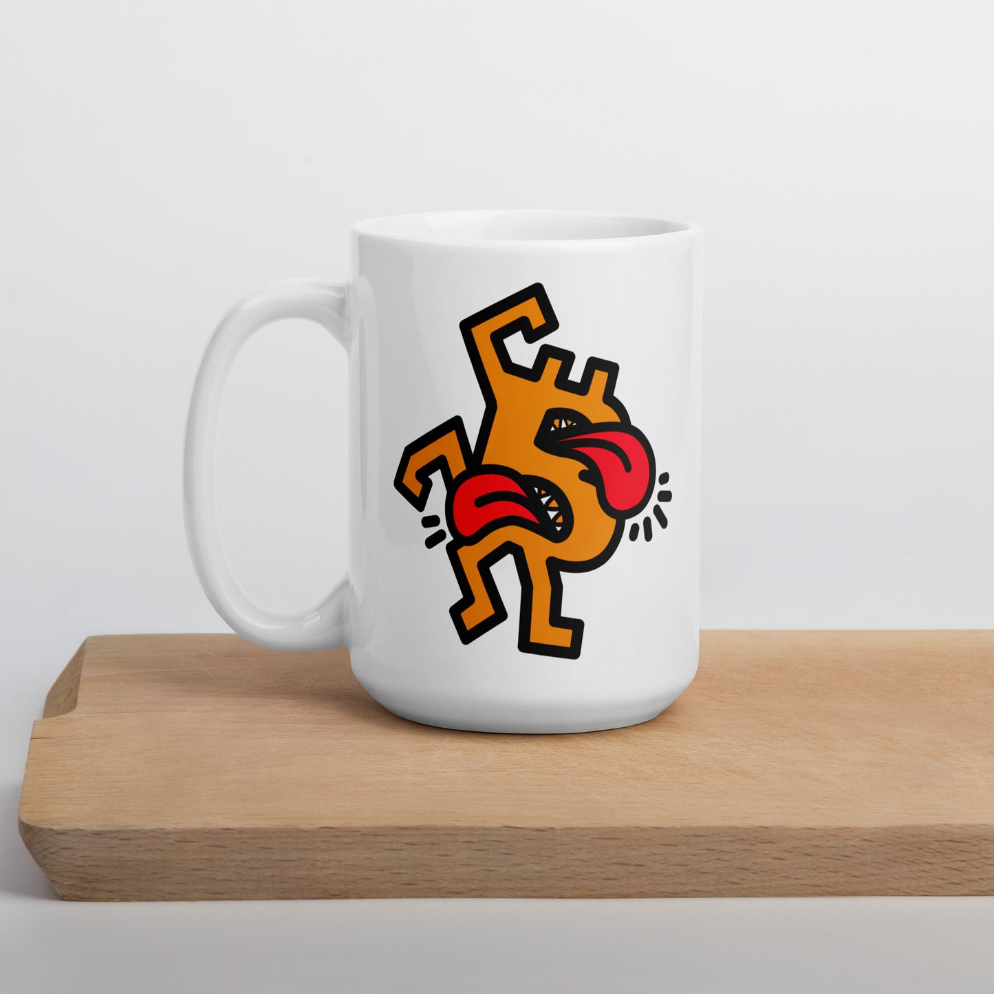 bitcoin mug - b crazy design - lifestyle - desk setup - 443ml