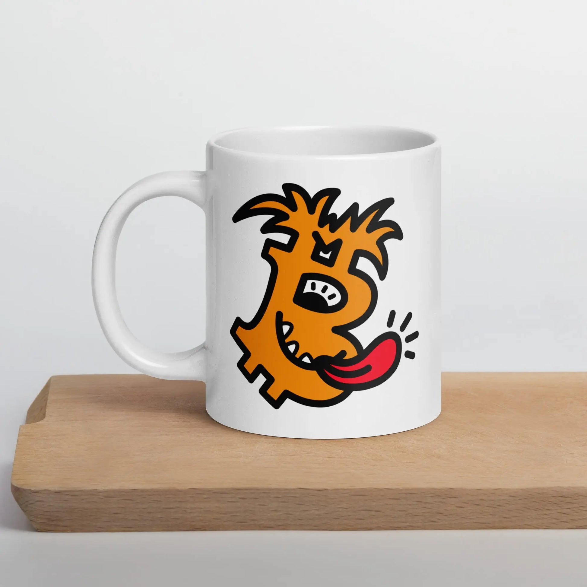 bitcoin mug - b funky design - lifestyle - desk setup