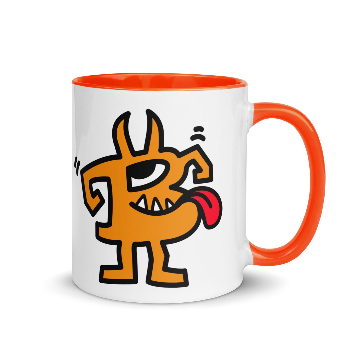 bitcoin mug - be bullish design - front view