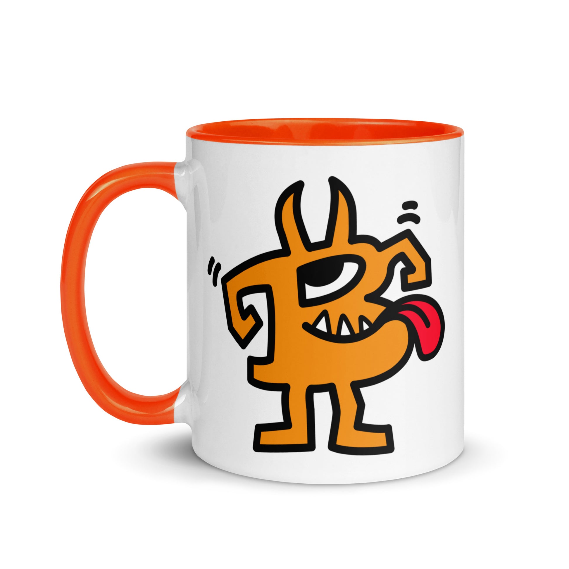 bitcoin mug - be bullish design - left side view