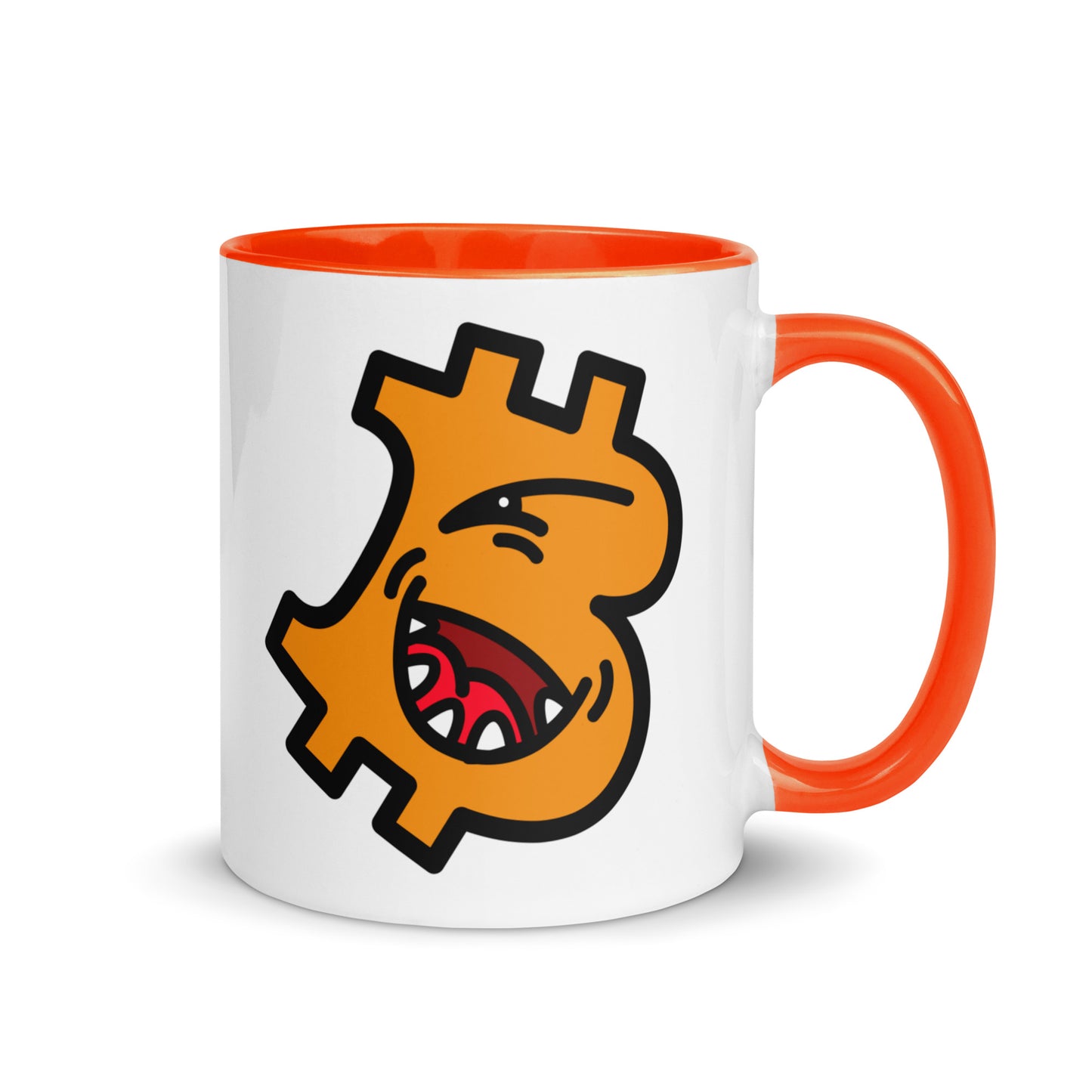 bitcoin mug - be cheeky design - right side view
