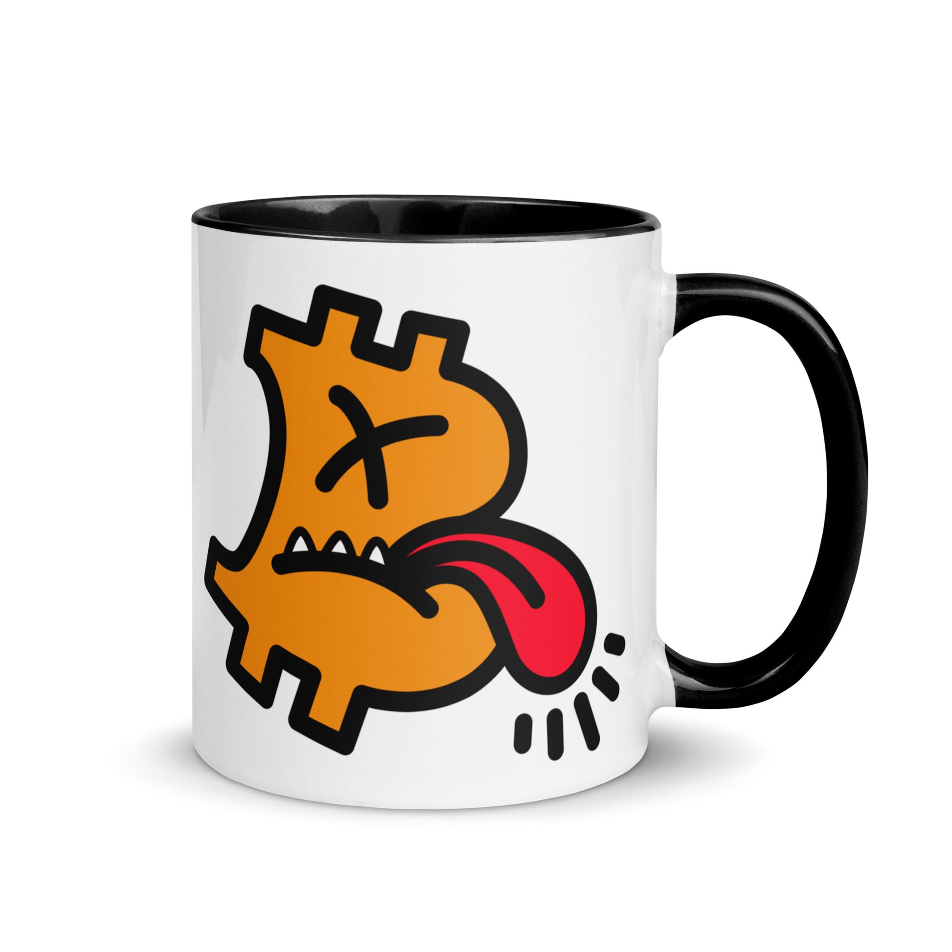 bitcoin mug - be cranky design - front view
