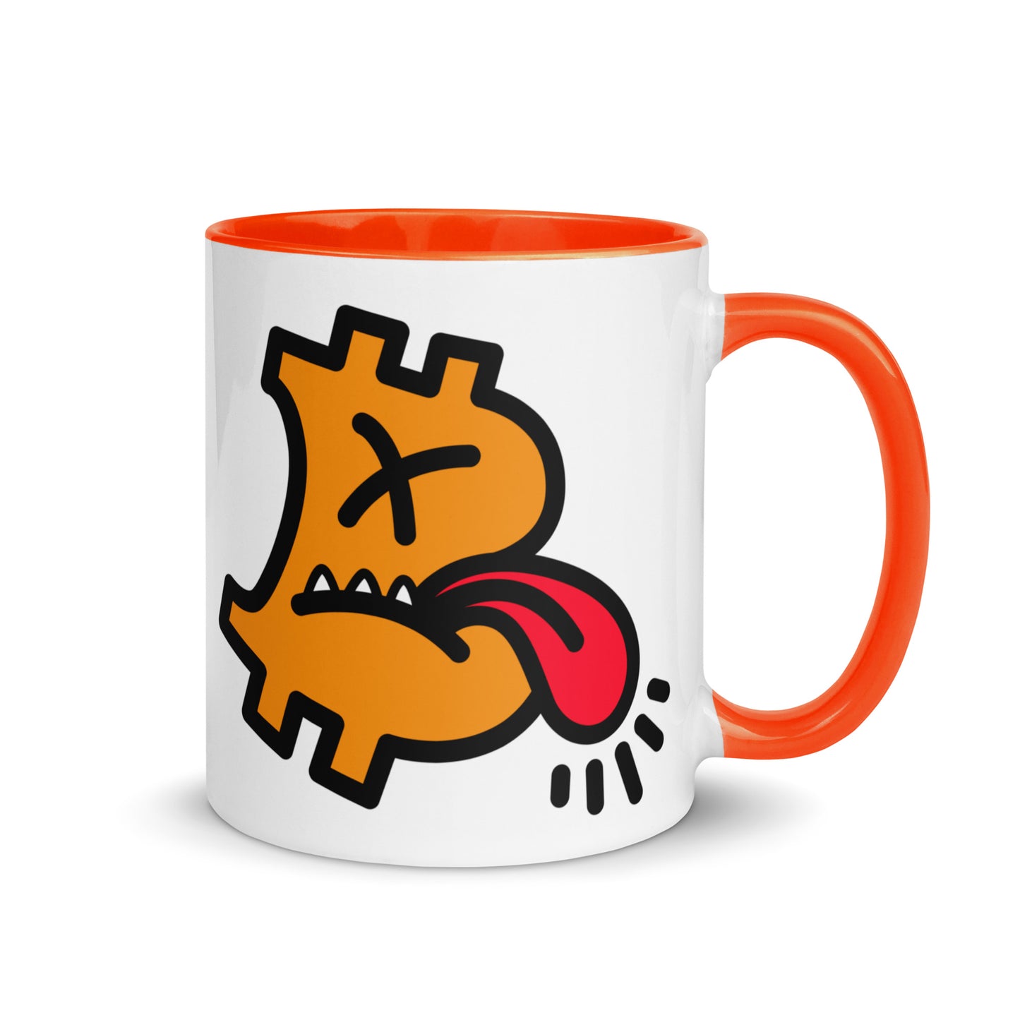 bitcoin mug - be cranky design - right side view