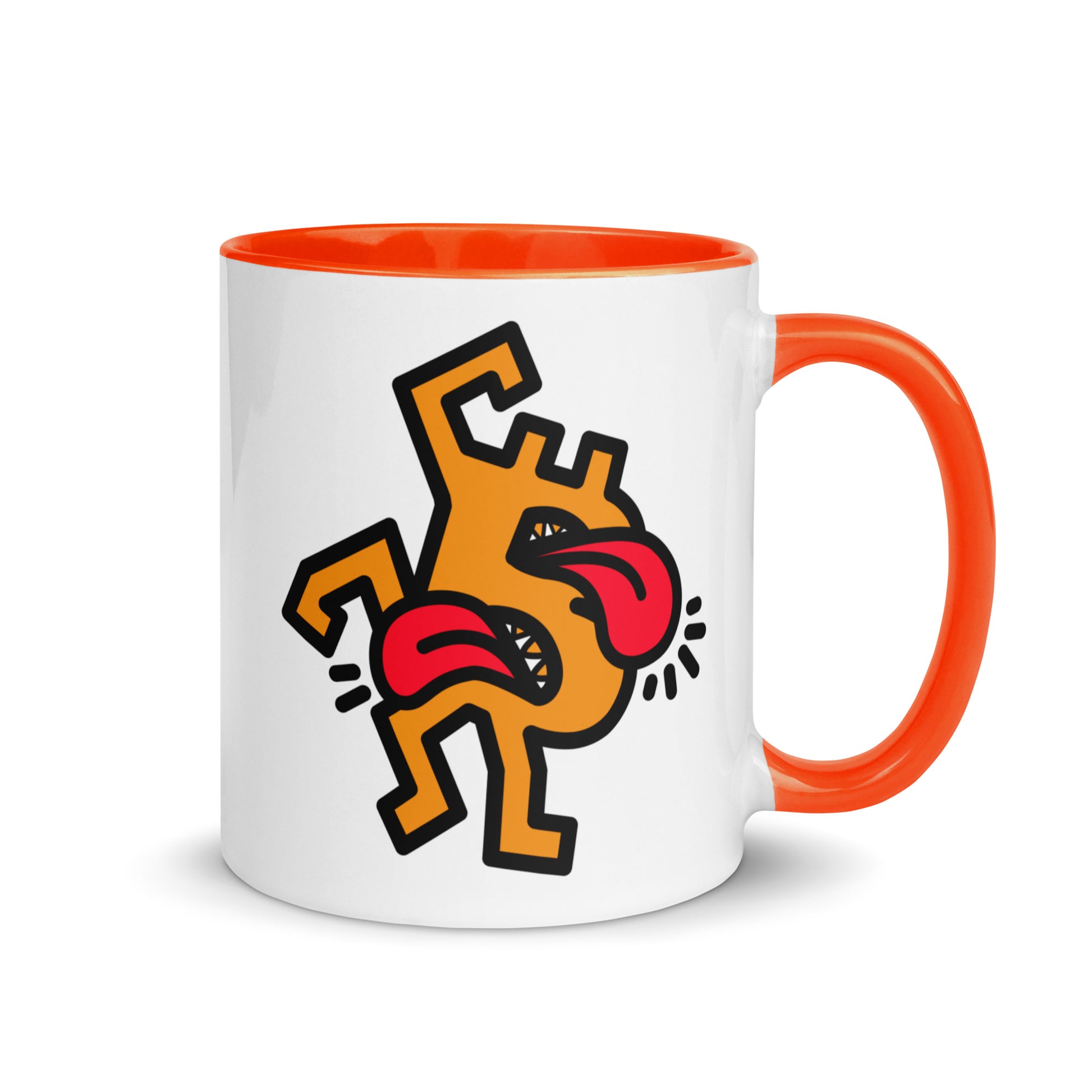 bitcoin mug - be crazy design - front view