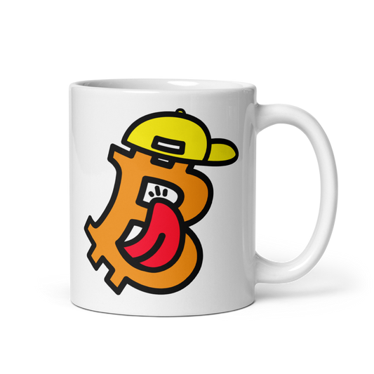 bitcoin mug - be dope design - front view