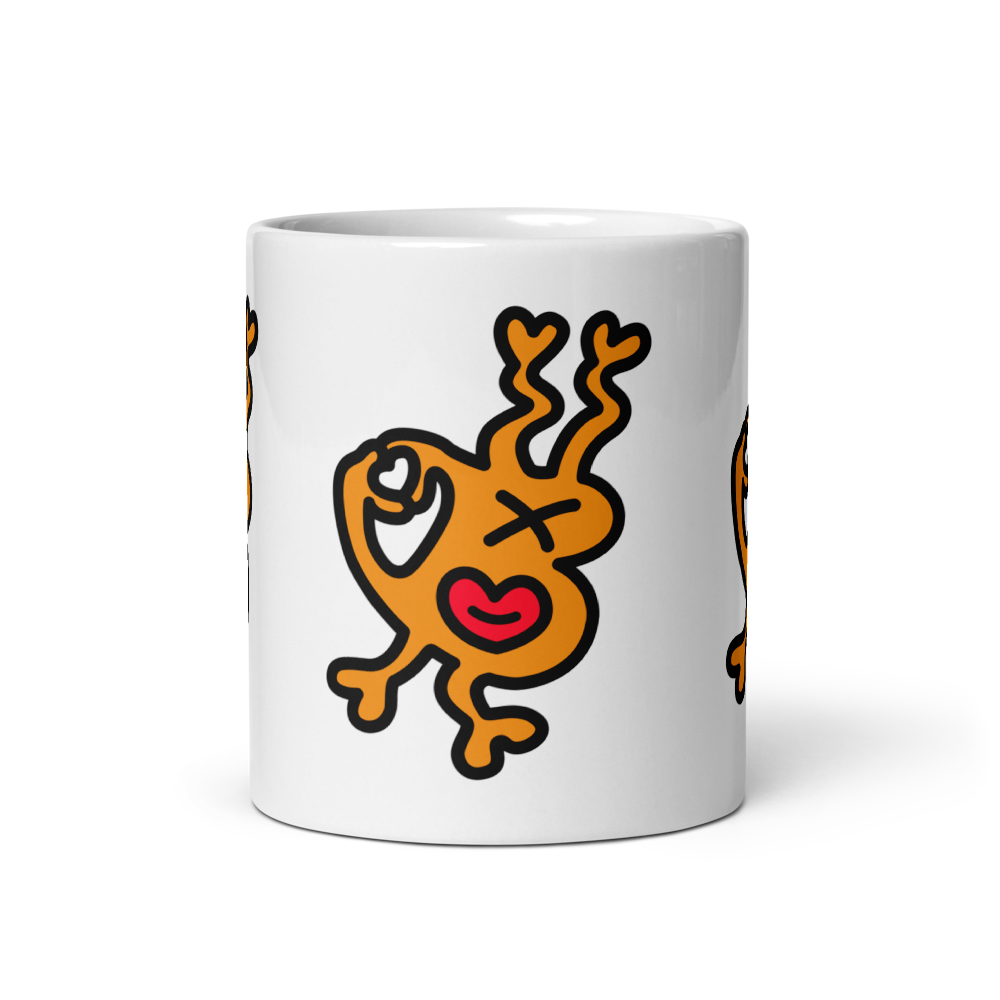 bitcoin mug - be love design - back view